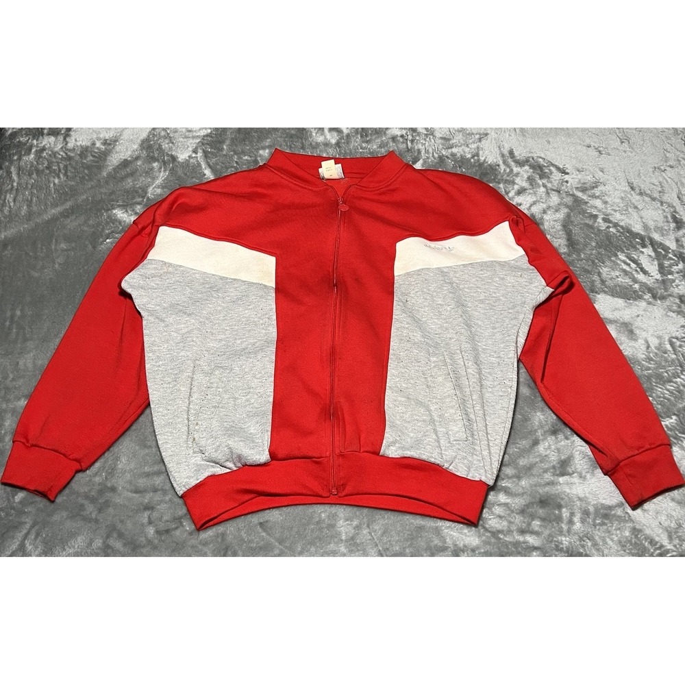 Adidas Sweater‎ Men Size XL Trefoil Color Block Sweatshirt 90s Vintage